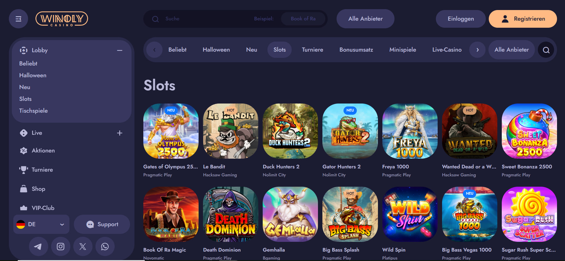 Winoly Casino Slots