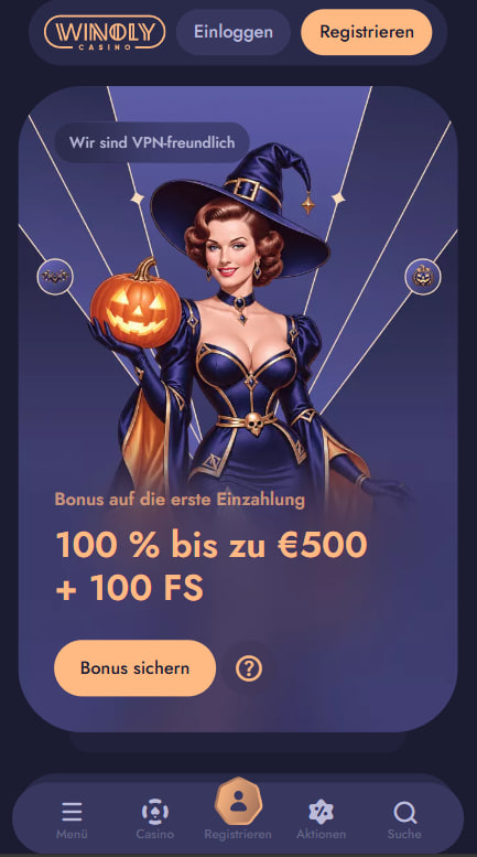 Winoly Casino Mobile App